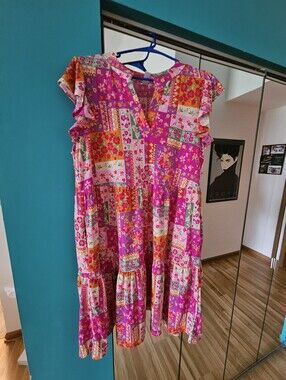 Dear Scarlett Floral Patchwork Dress